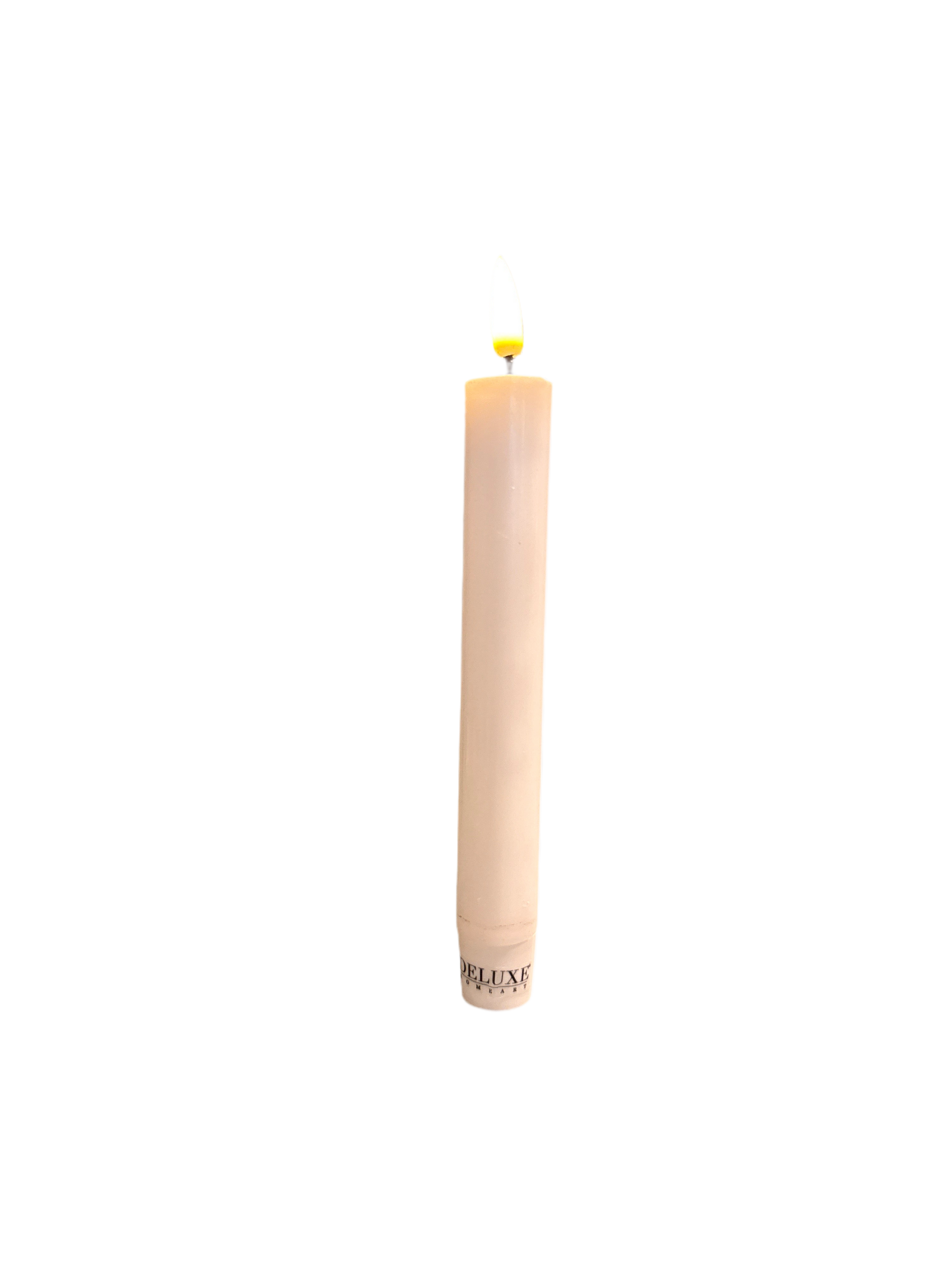 LED Dinner Candle Small White Set of 2
