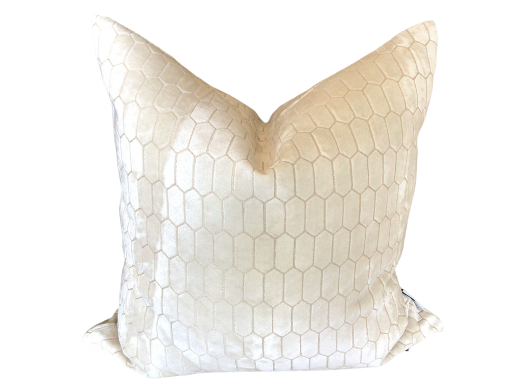 Malini Albie Ivory Cushion