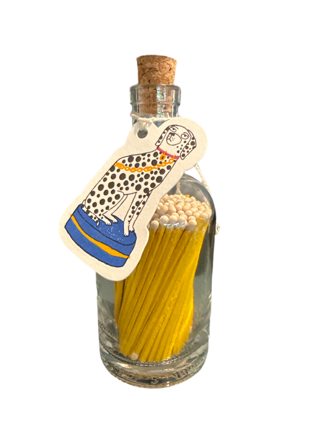 Dalmation Glass Bottle Matches